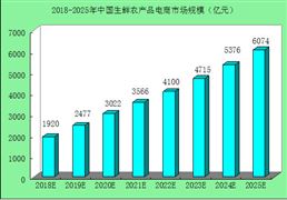 中國(guó)生鮮農(nóng)產(chǎn)品電商行業(yè)市場(chǎng)規(guī)模預(yù)測(cè)及發(fā)展現(xiàn)狀